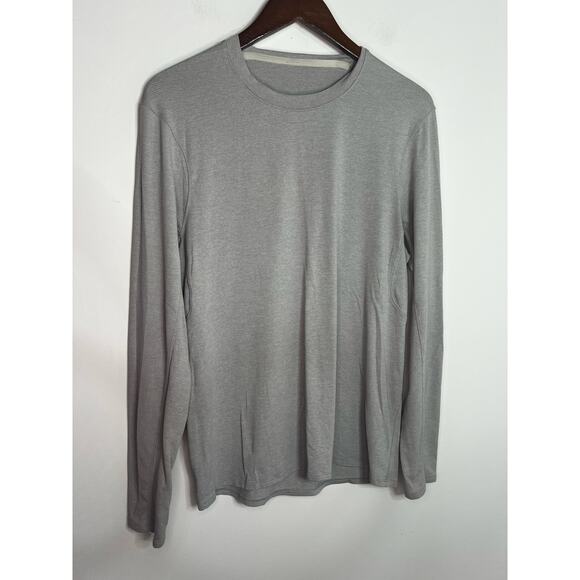 Men’s Lululemon long sleeve heathered vapor Size Medium - Picture 1 of 4